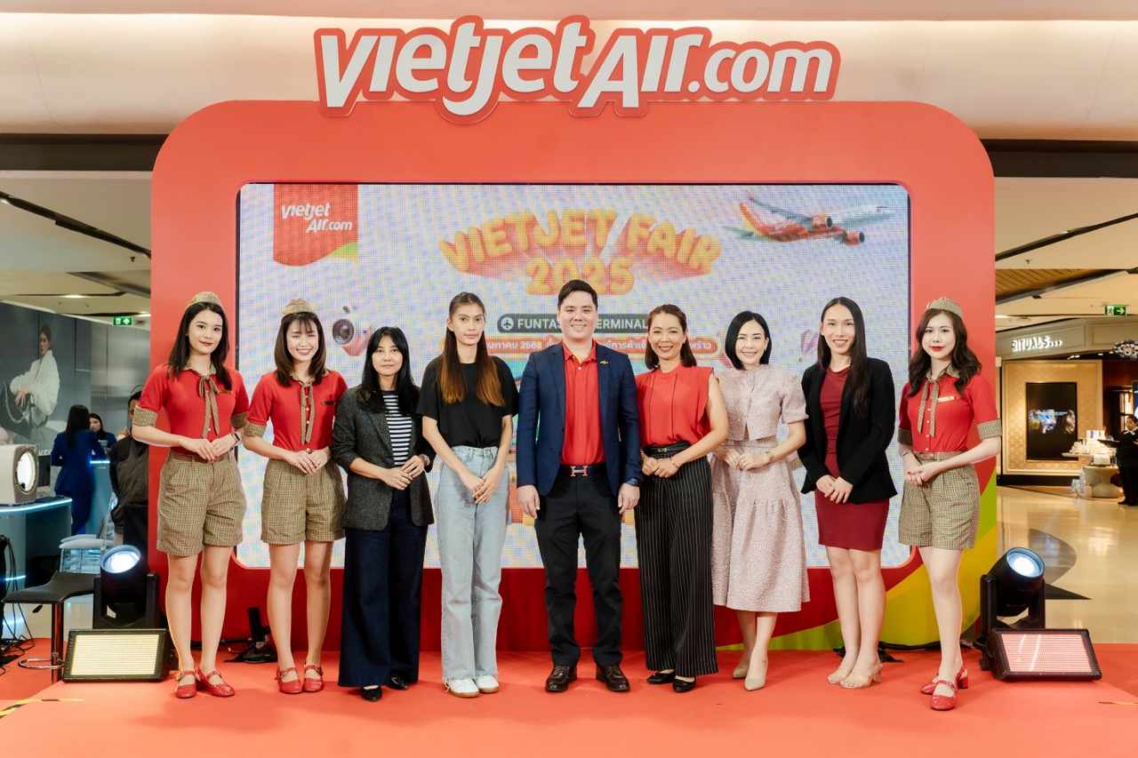 เวียตเจ็ทไทยแลนด์ จัด 'Vietjet Fair 2025' ดึงดูดนักท่องเที่ยว 20,000 คน