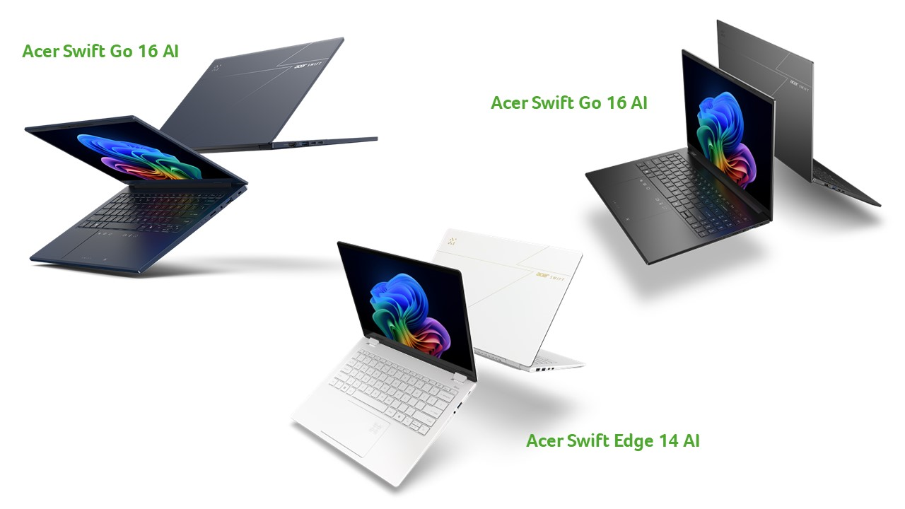 เอเซอร์เปิดตัว Swift X โน้ตบุ๊กสำหรับครีเอเตอร์ มอบประสิทธิภาพ AI