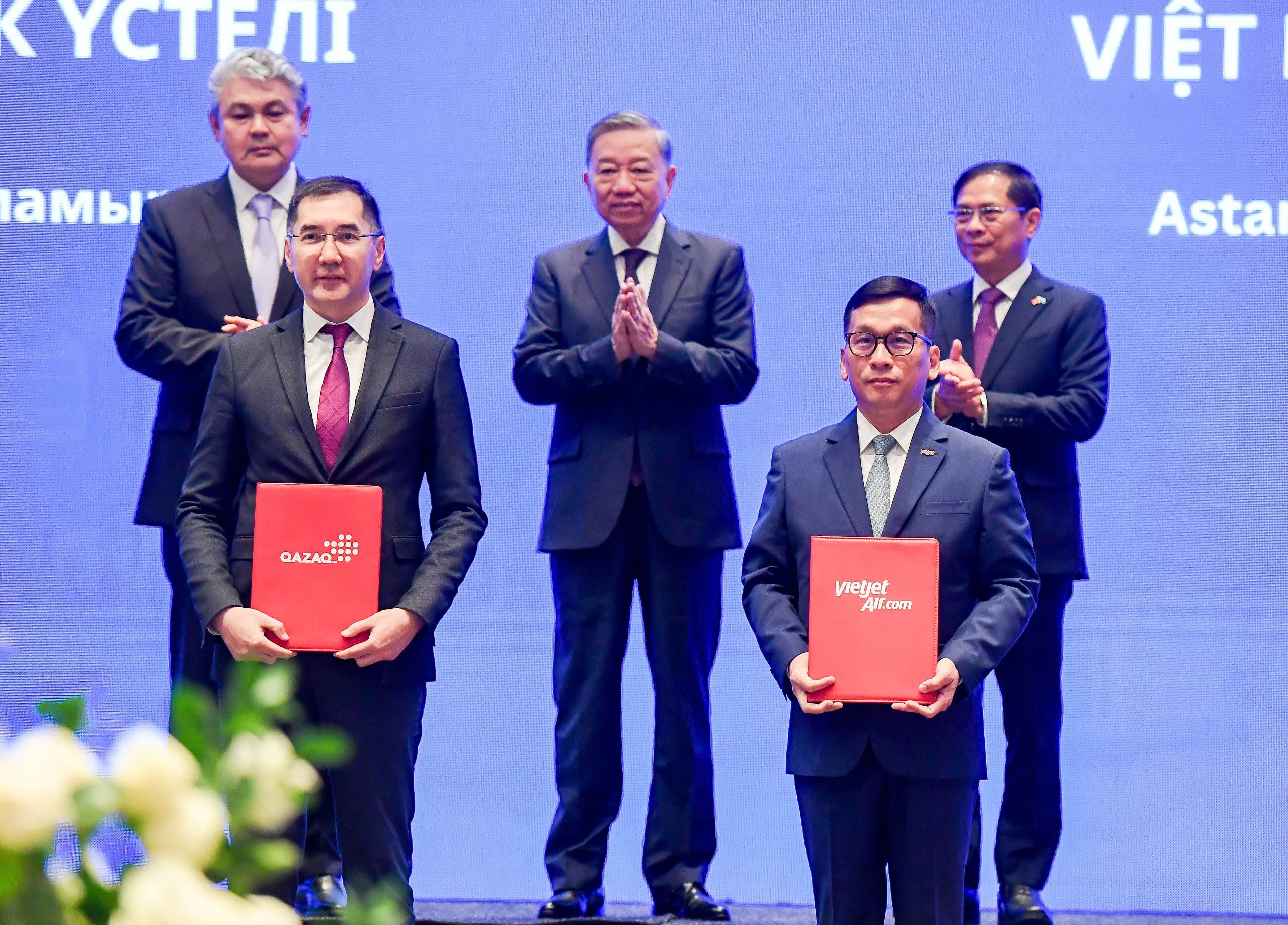 เวียตเจ็ท ผนึกกำลัง คาซัคแอร์ เปิดตัวสายการบิน “Vietjet Qazaqstan”