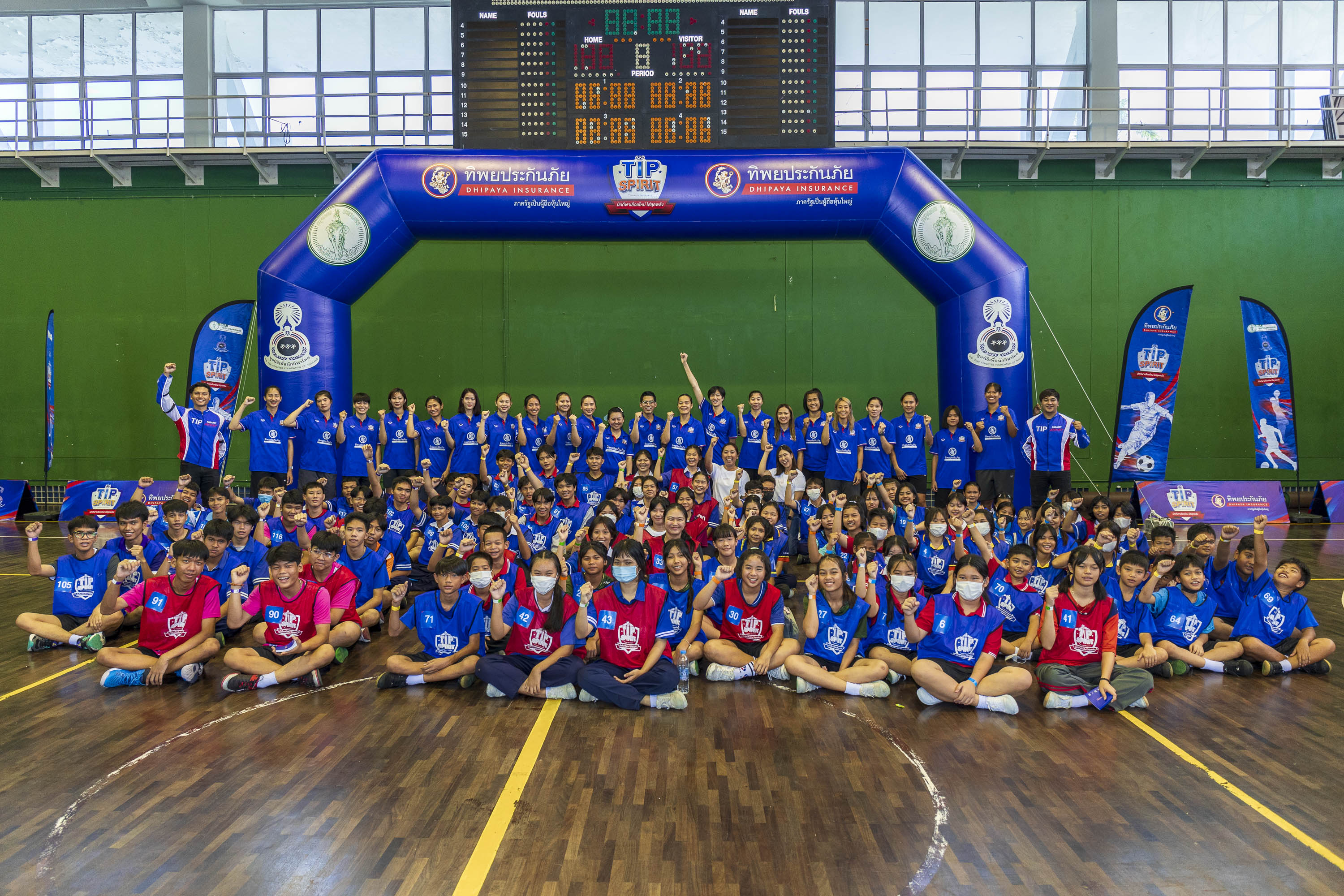 'TIP SPIRIT นักกีฬาเลือดใหม่ ใส่สุดพลัง'สนาม 3 โครงการ ทิพย วอลเลย์บอลคลินิก