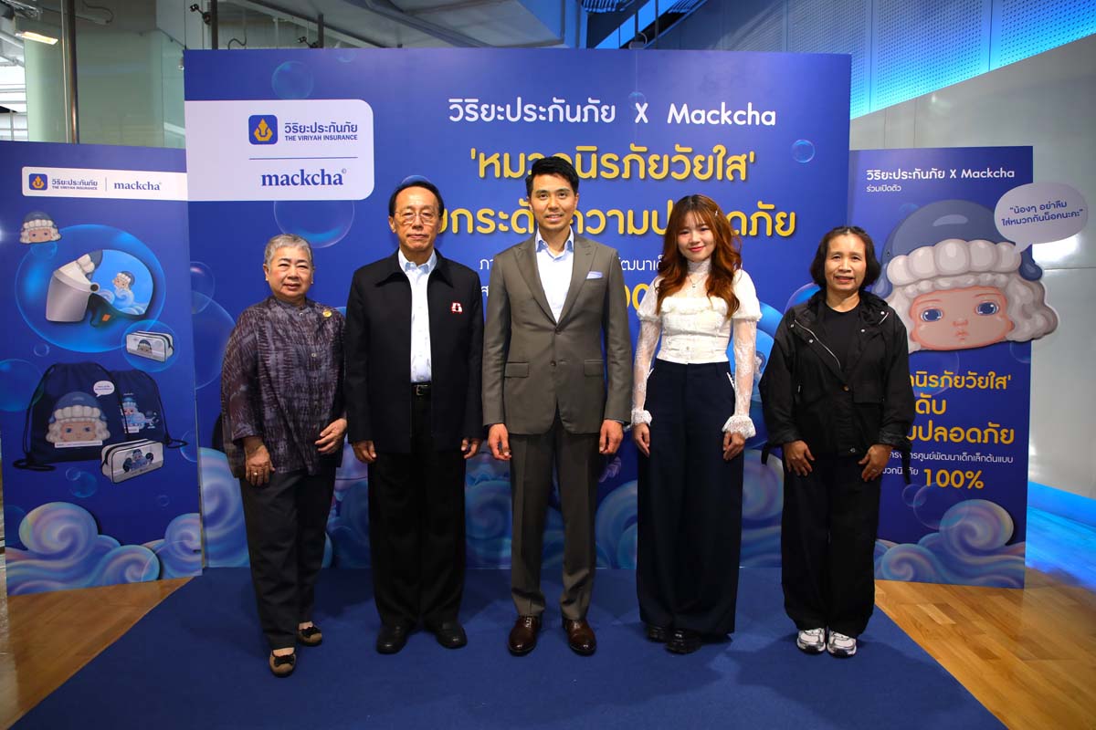 วิริยะประกันภัย จับมือศิลปินไทย 'Mackcha-หมวกนิรภัยวัยใส' ยกระดับความปลอดภัย