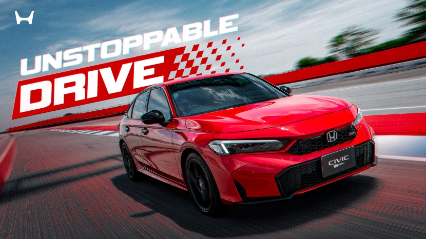 Honda S+ Shift ใน Honda Civic e:HEV ใหม่ ปลุกจิตวิญญาณสปอร์ตบนสนามแข่ง