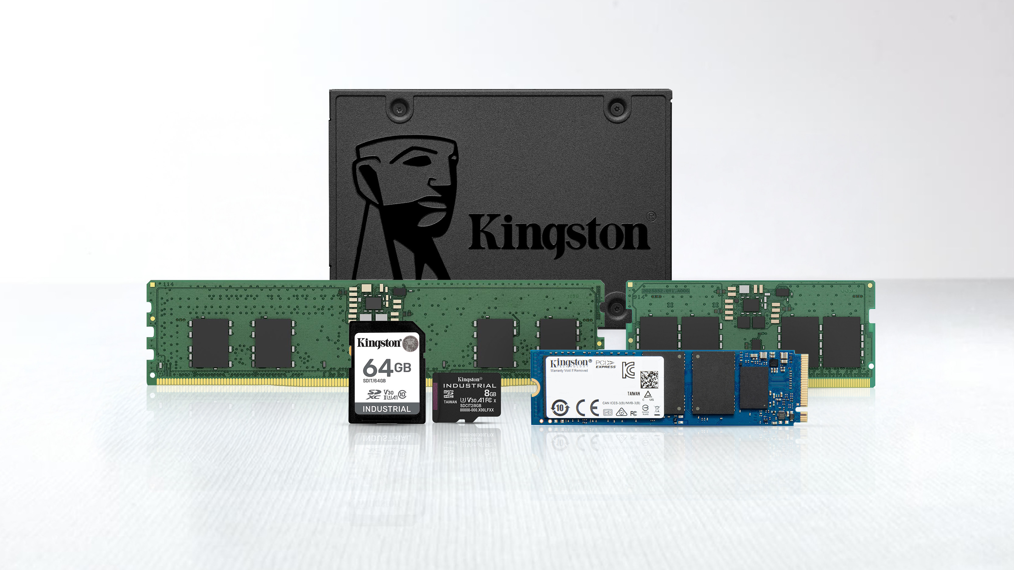 Kingston Technology นำเสนอหน่วยความจำ แบบ Design-in และโซลูชัน SSD ระดับอุตฯ