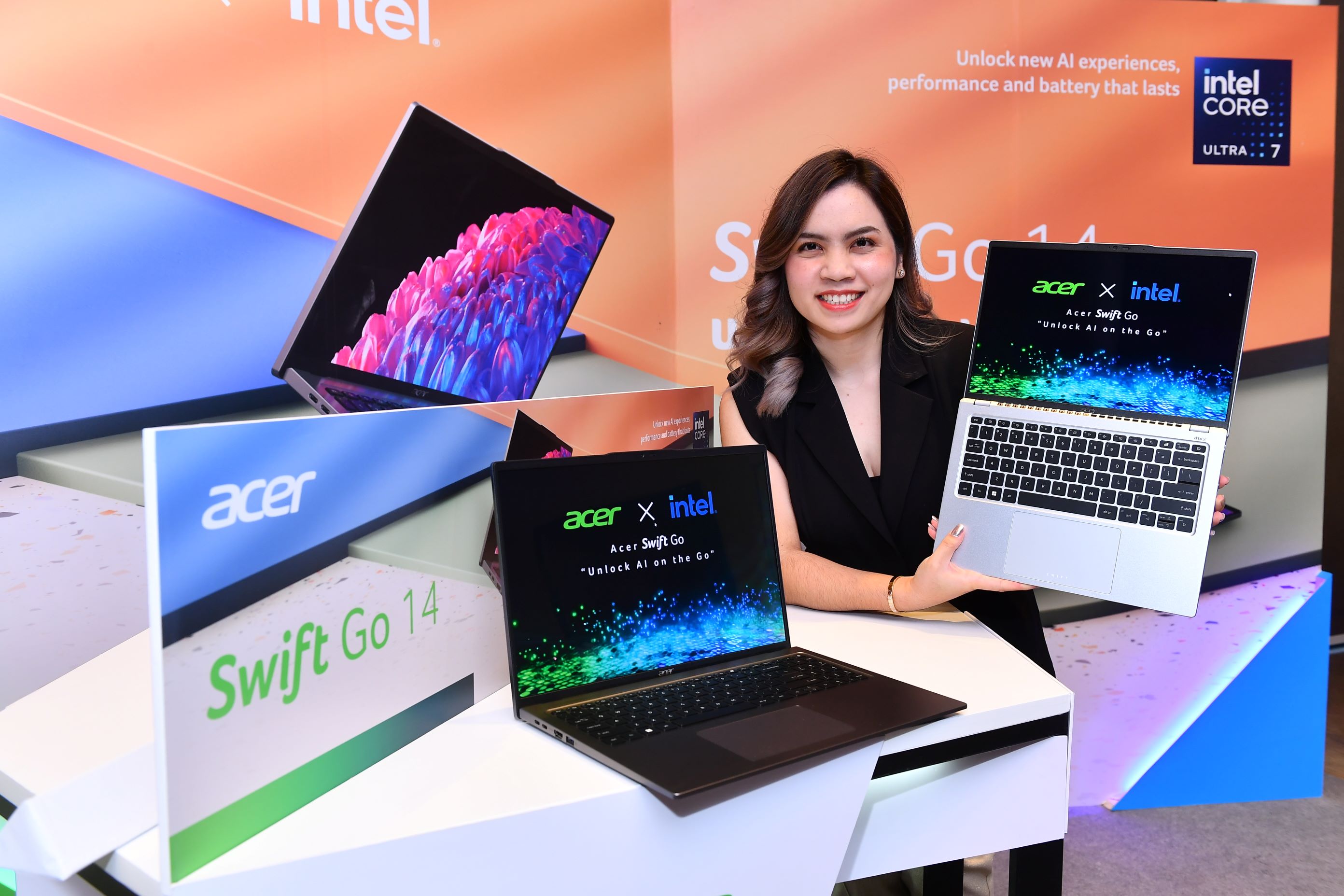 'เอเซอร์'เปิดตัว Acer Swift Go series ใหม่ล่าสุด พร้อมเทคโนโลยี AI 