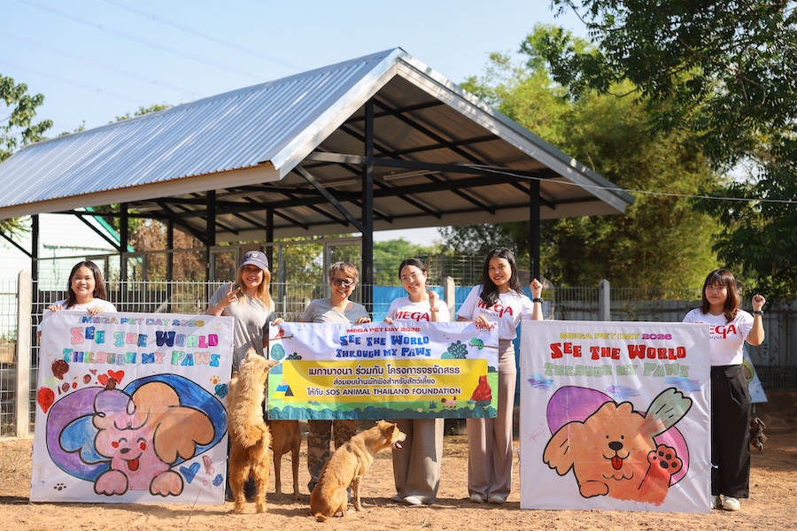 เมกาบางนา ผนึกกำลัง โครงการจรจัดสรร ส่งมอบบ้านพักพิงสำหรับสัตว์จร